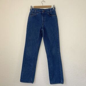 Vintage Levis Jeans White Tab Student 28x30 Blue Denim USA 70s 80s Retro 26x29.5